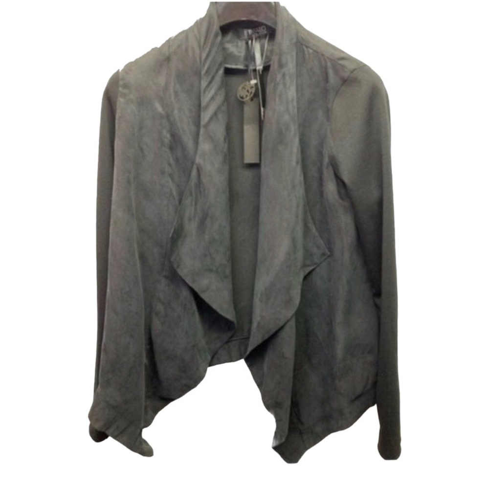 Buffalo‎ By David Bitton Jacket Black Open Front Drape Lightweight Womens XS New